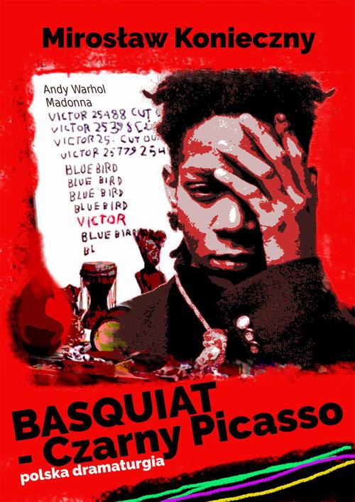 The cover of the book titled: Basquiat - Czarny Picasso