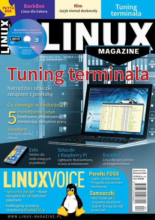 The cover of the book titled: Linux Magazine 4/2018 (170)
