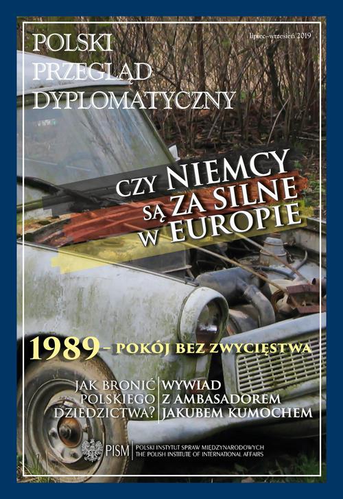 Обкладинка книги з назвою:Polski Przegląd Dyplomatyczny 3/2019