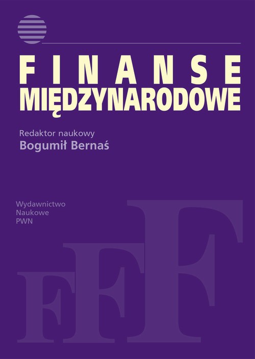 Обложка книги под заглавием:Finanse międzynarodowe