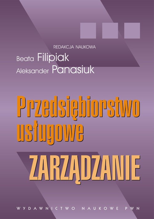 Обкладинка книги з назвою:Przedsiębiorstwo usługowe. Zarządzanie