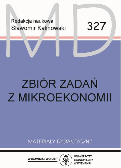 Обложка книги под заглавием:Zbiór zadań z mikroekonomii