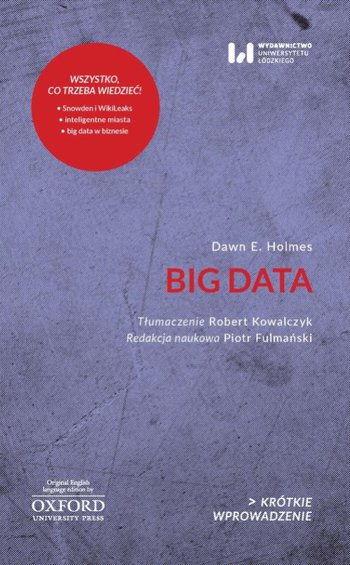 Okładka książki o tytule: Big Data
