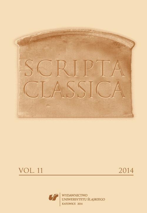Okładka książki o tytule: Scripta Classica. Vol. 11