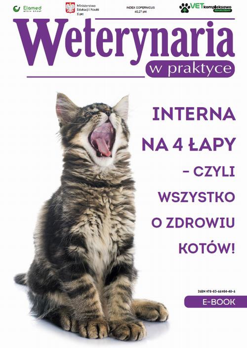 Okładka książki o tytule: Interna na 4 łapy – czyli wszystko o zdrowiu kotów