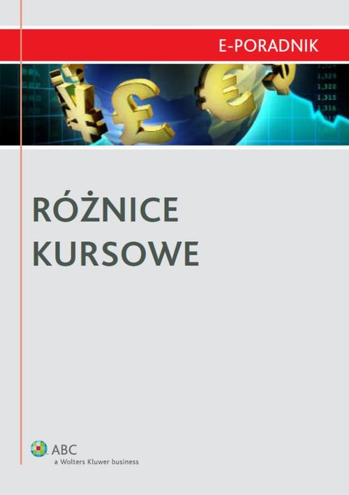 The cover of the book titled: Różnice kursowe