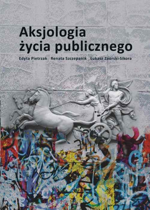 The cover of the book titled: Aksjologia życia publicznego