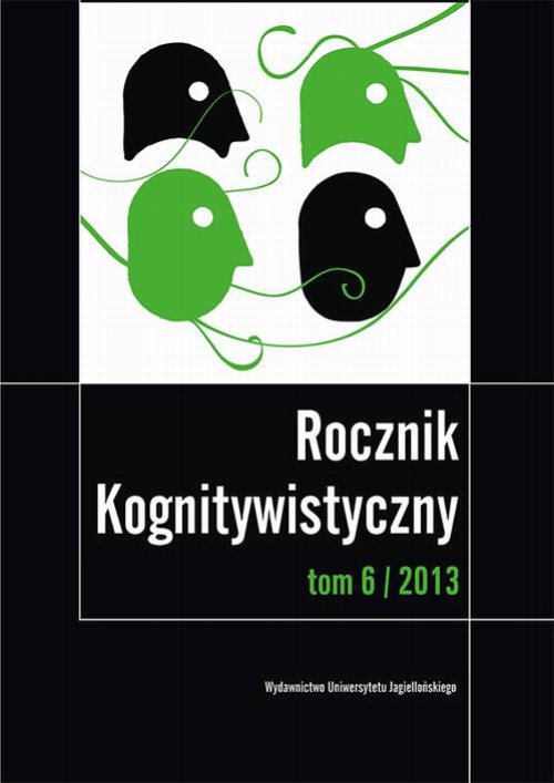 The cover of the book titled: Rocznik Kognitywistyczny. Tom VI/2013