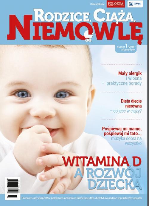 Обложка книги под заглавием:Rodzice, Ciąża, Niemowlę 1/2015