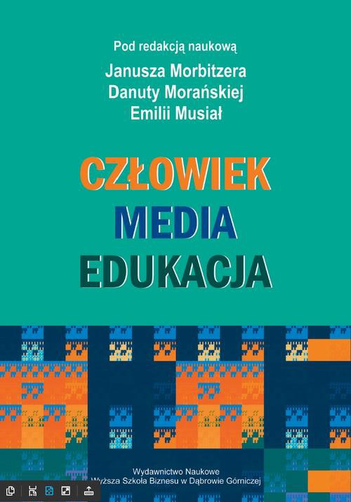 Обложка книги под заглавием:Człowiek - Media - Edukacja