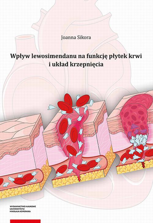 Обкладинка книги з назвою:Wpływ lewosimendanu na funkcję płytek krwi i układ krzepnięcia