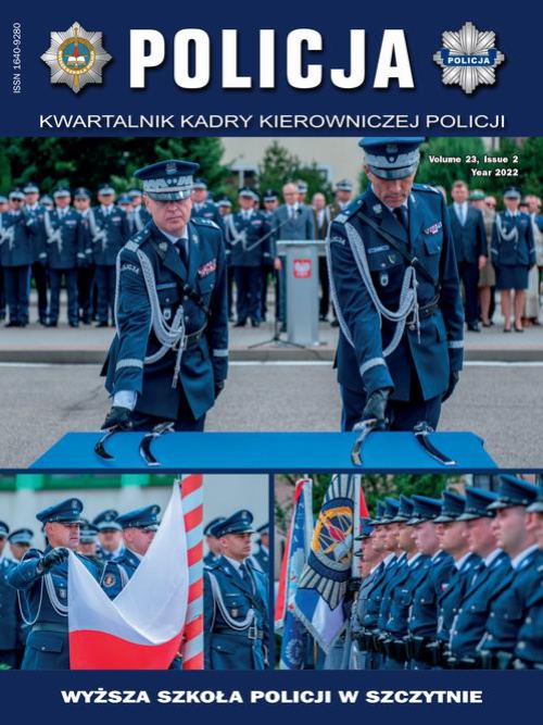 Обложка книги под заглавием:Policja 2/2022
