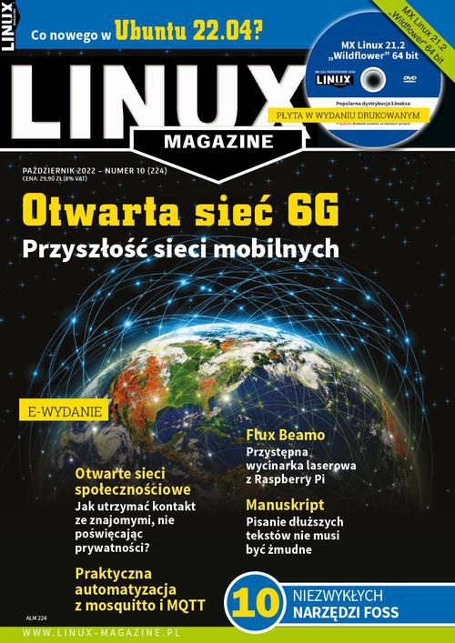 Обложка книги под заглавием:Linux Magazine (październik 2022)