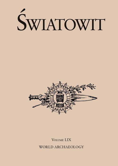 The cover of the book titled: Światowit. Volume LIX