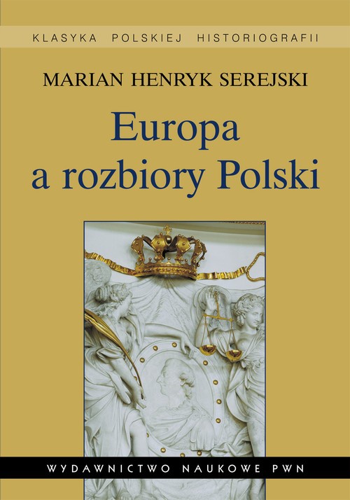 Обложка книги под заглавием:Europa a rozbiory Polski