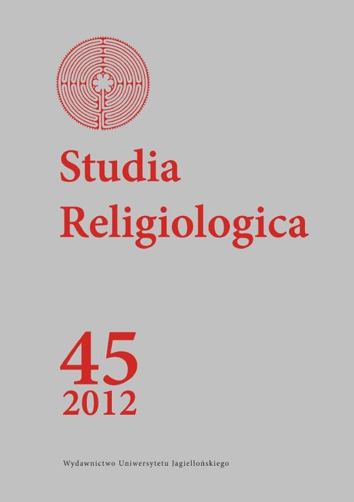 Okładka książki o tytule: Studia Religiologica z. 45