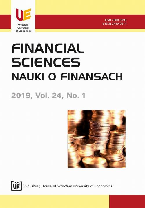 Okładka książki o tytule: Financial Sciences 24/1