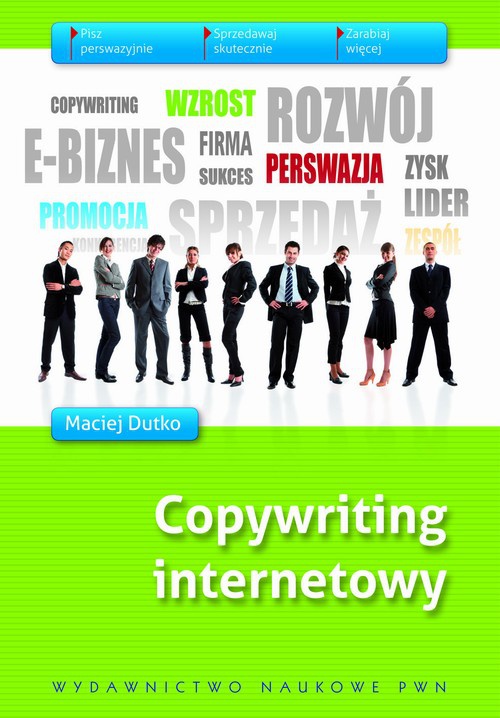 The cover of the book titled: Copywriting internetowy