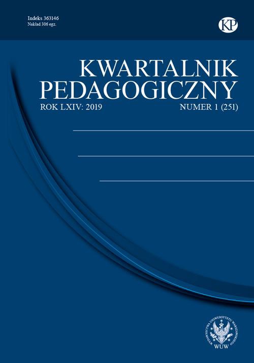 Okładka książki o tytule: Kwartalnik Pedagogiczny 2019/1 (251)
