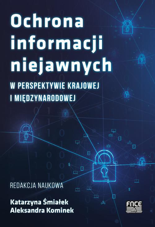 Обложка книги под заглавием:Ochrona informacji niejawnych w perspektywie krajowej i międzynarodowej