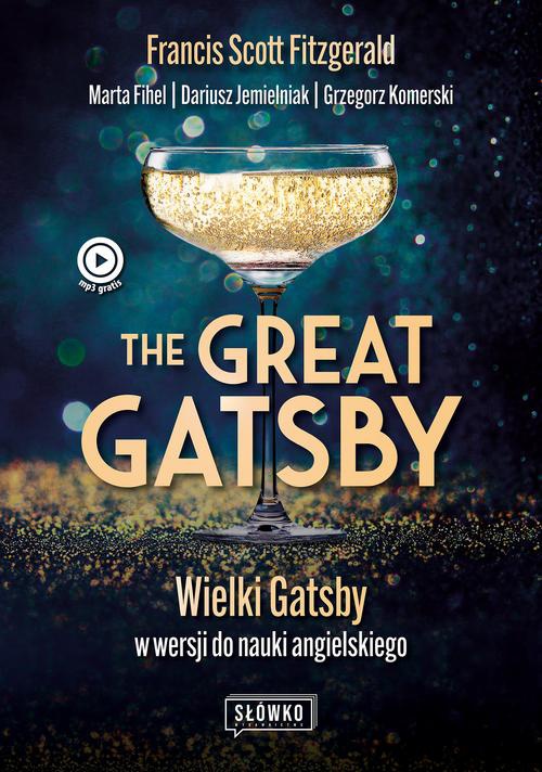 Okładka:The Great Gatsby Wielki Gatsby w wersji do nauki angielskiego 