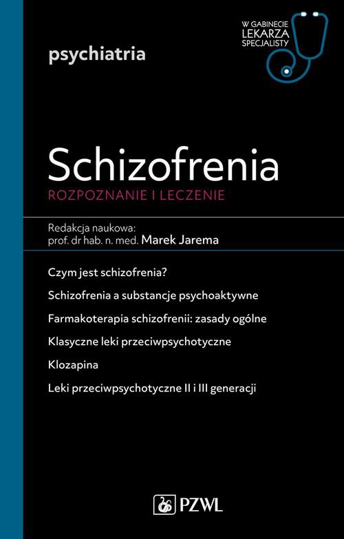 The cover of the book titled: W gabinecie lekarza specjalisty. Schizofrenia