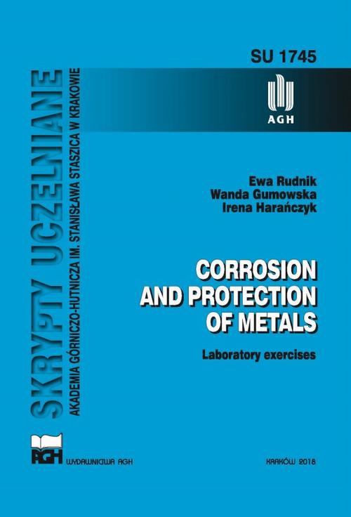 Okładka:Corrosion and protection of metals. Laboratory exercises. 