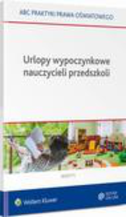 The cover of the book titled: Urlopy wypoczynkowe nauczycieli przedszkoli