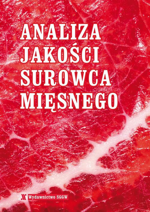 Обложка книги под заглавием:Analiza jakości surowca mięsnego