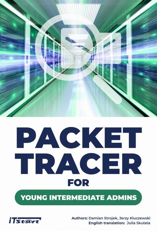 Okładka książki o tytule: Packet Tracer for young intermediate admins