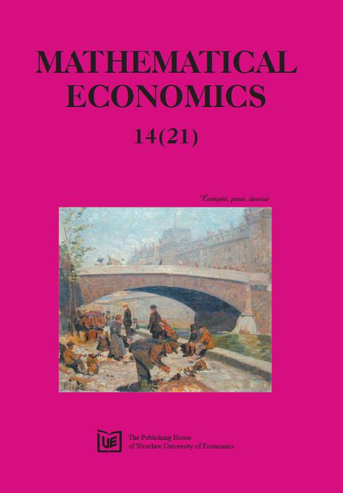 Okładka książki o tytule: Mathematical Economics 14(21)