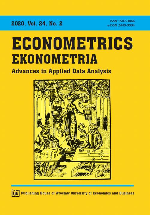 The cover of the book titled: Ekonometria 24/2
