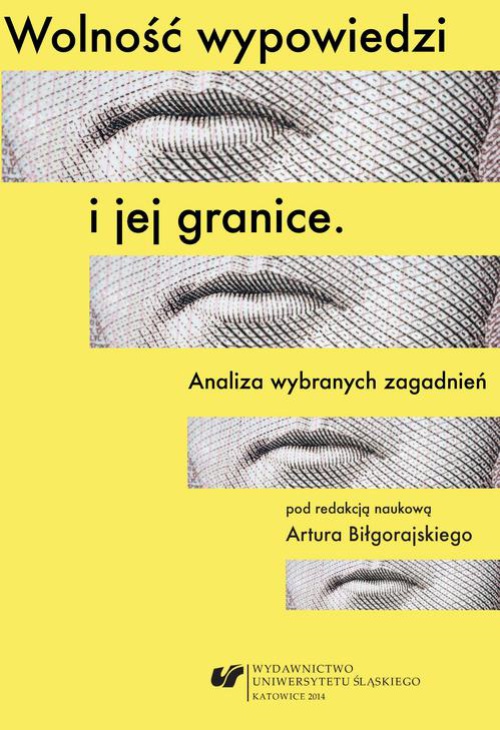 The cover of the book titled: Wolność wypowiedzi i jej granice