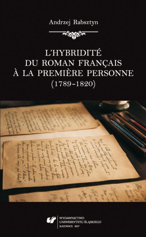Обкладинка книги з назвою:L’hybridité du roman français à la première personne (1789–1820)