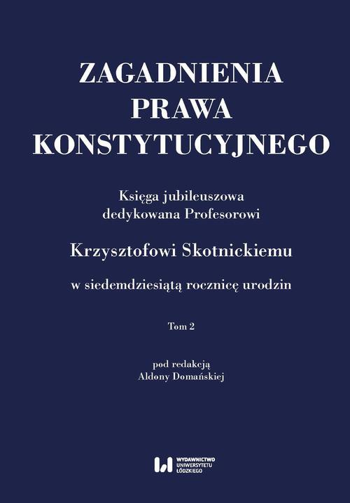 Okładka książki o tytule: Zagadnienia prawa konstytucyjnego