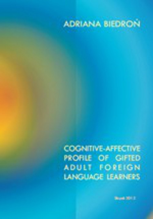 The cover of the book titled: Cognitive-affective profile of gifted adult foreign language learners