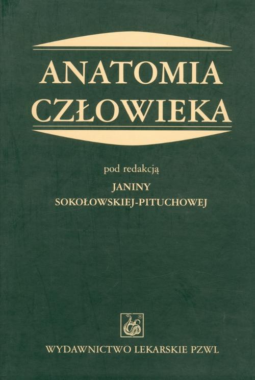 Обложка книги под заглавием:Anatomia człowieka