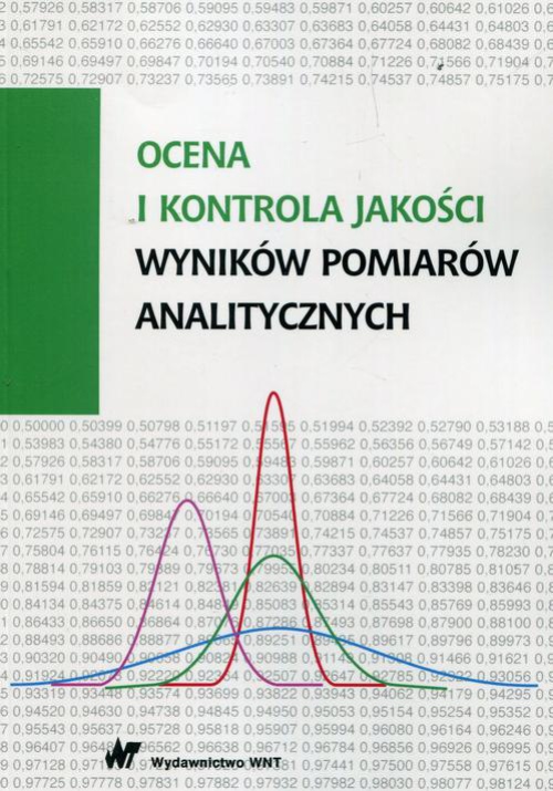 Обложка книги под заглавием:Ocena i kontrola jakości wyników pomiarów analitycznych