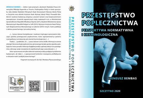 The cover of the book titled: Przestępstwo poplecznictwa. Perspektywa normatywna i kryminologiczna