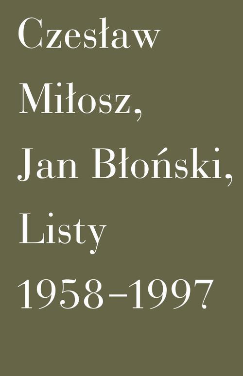 The cover of the book titled: Listy 1958-1997