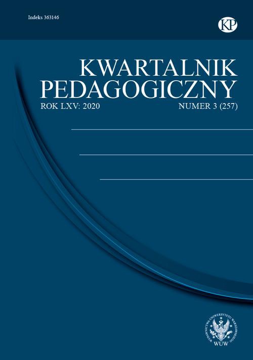 Okładka książki o tytule: Kwartalnik Pedagogiczny 2020/3 (257)