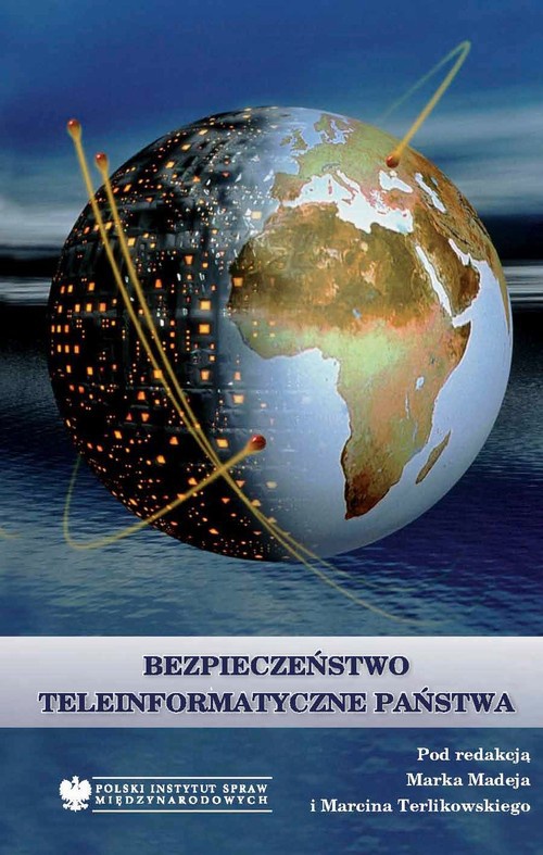 Обложка книги под заглавием:Bezpieczeństwo teleinformatyczne państwa