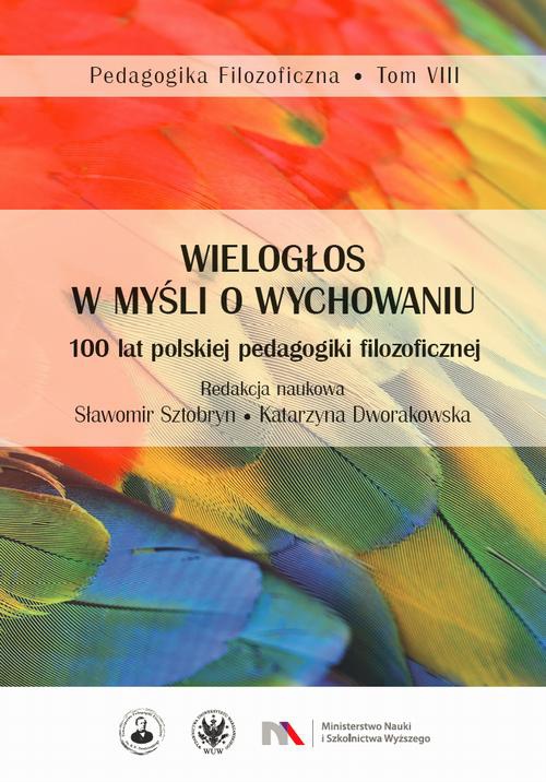 The cover of the book titled: Wielogłos w myśli o wychowaniu