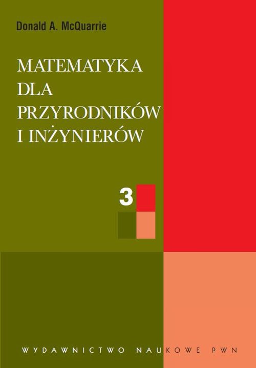 Обложка книги под заглавием:Matematyka dla przyrodników i inżynierów, t. 3