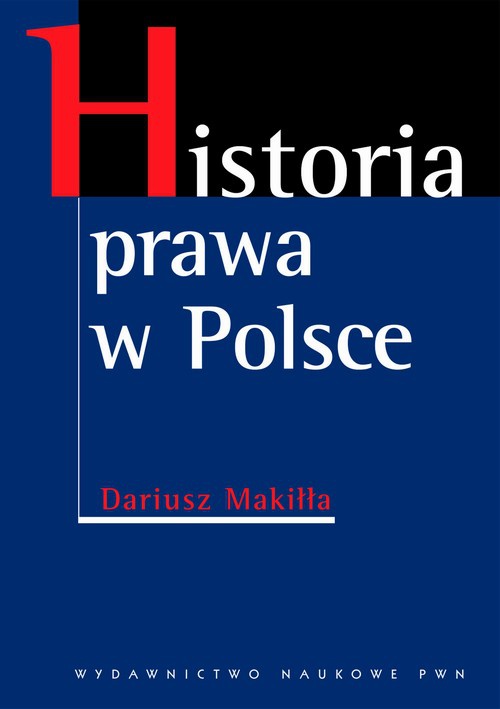 Okładka książki o tytule: Historia prawa w Polsce