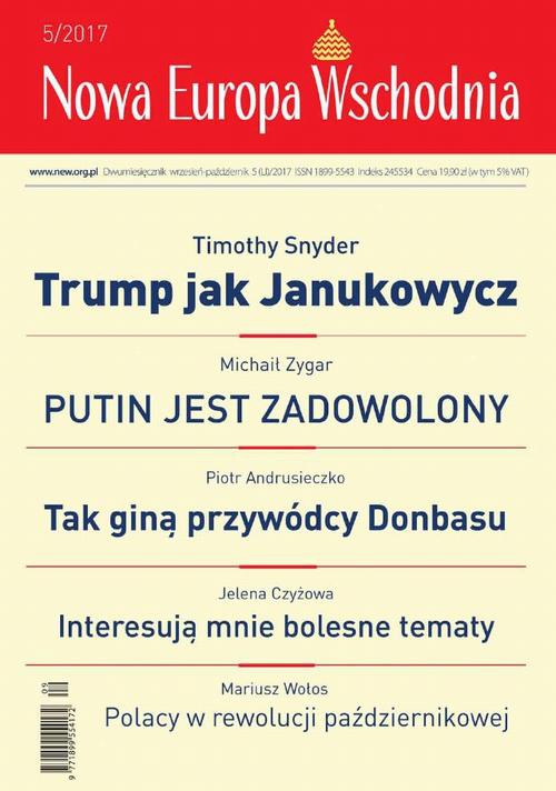 Обкладинка книги з назвою:Nowa Europa Wschodnia 5/2017