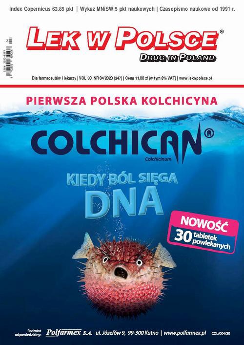 Обложка книги под заглавием:Lek w Polsce nr 4/2020