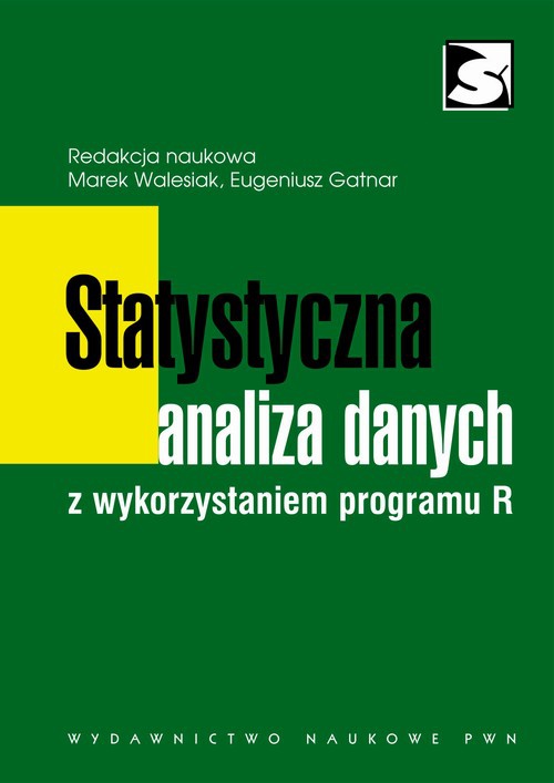 The cover of the book titled: Statystyczna analiza danych z wykorzystaniem programu R