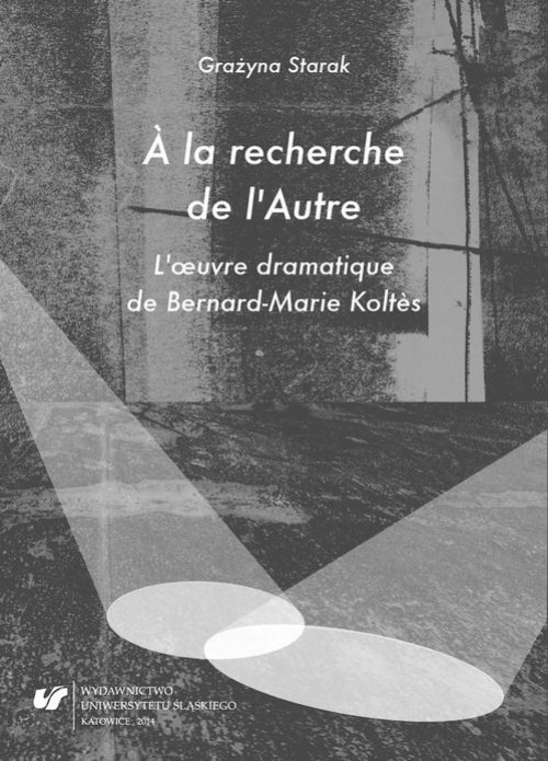 Okładka książki o tytule: À la recherche de l’Autre