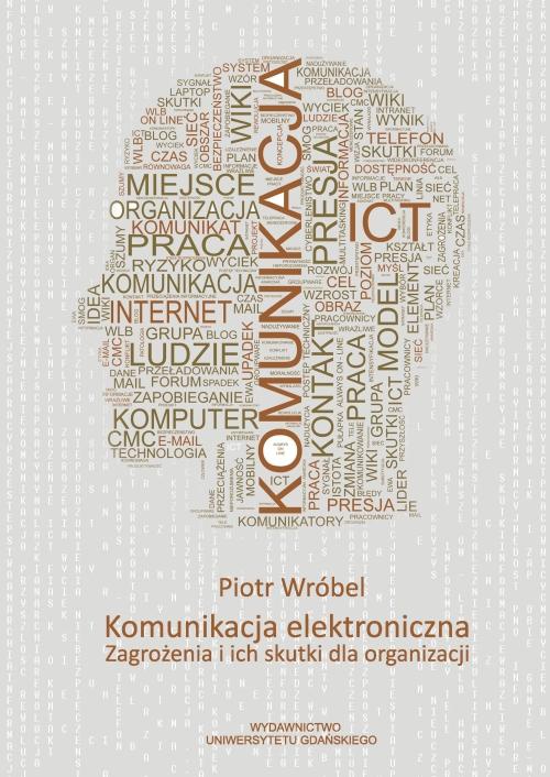 Обложка книги под заглавием:Komunikacja elektroniczna